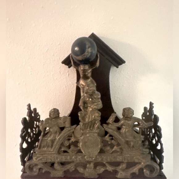 Vintage Dutch Wall Clock Late Victorian Style Mechanical Wind-Up Made in Holland - Picture 3 of 12